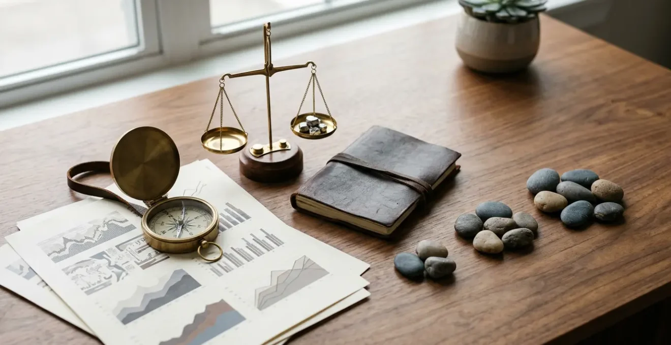 Vue symbolique d'une décision stratégique de financement d'entreprise