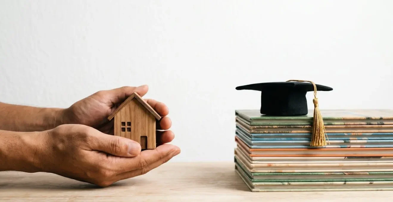 Concept de protection familiale illustrant le choix entre capital immédiat et soutien éducatif à long terme