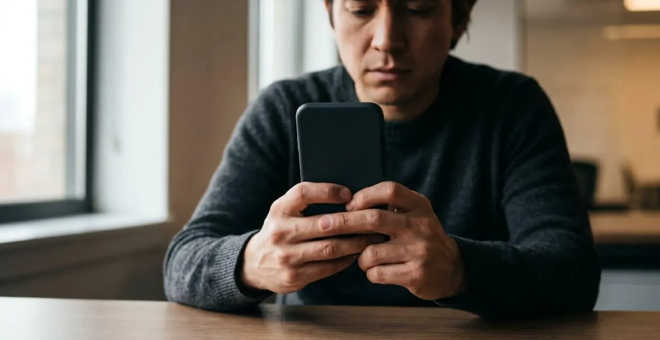 Professionnel en situation de stress contactant le support de sa mutuelle santé